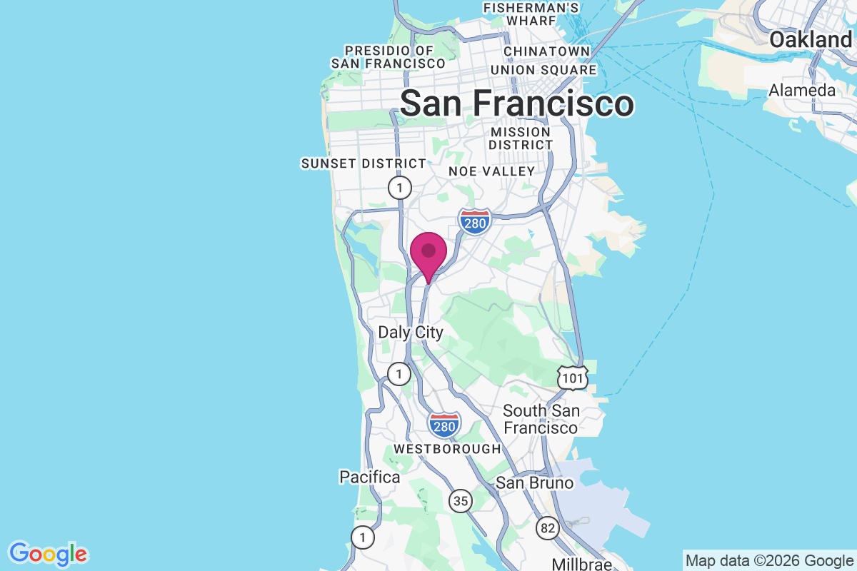 Carte de Daly City