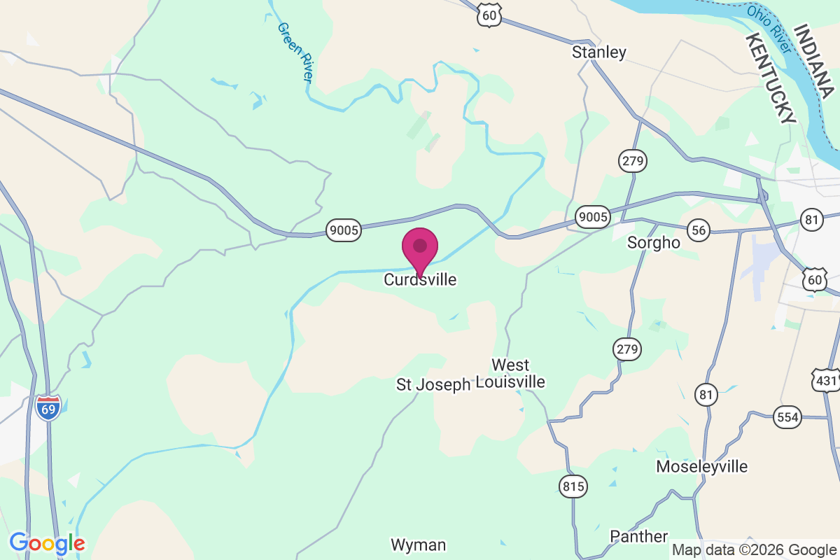 Carte de Curdsville