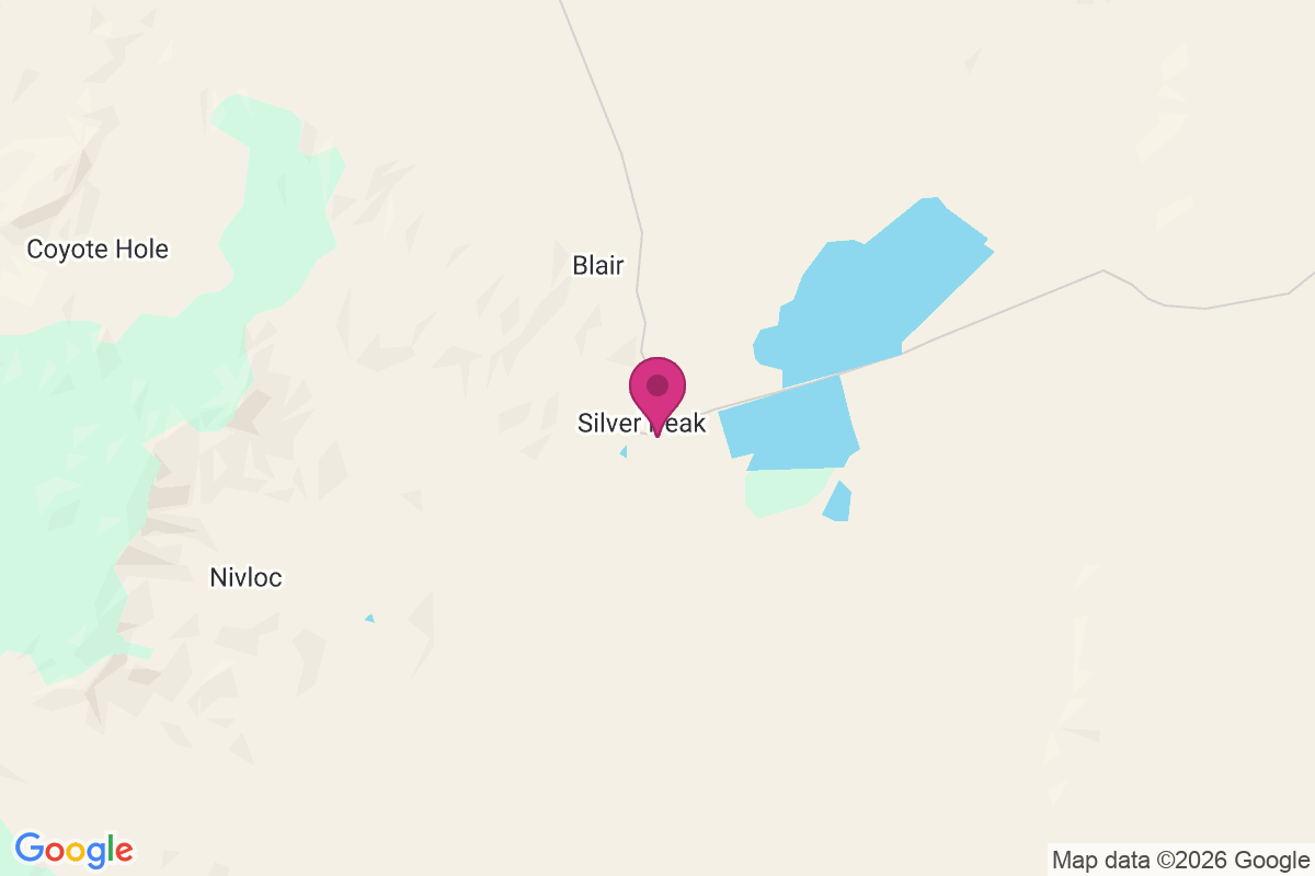 Carte de Silver Peak