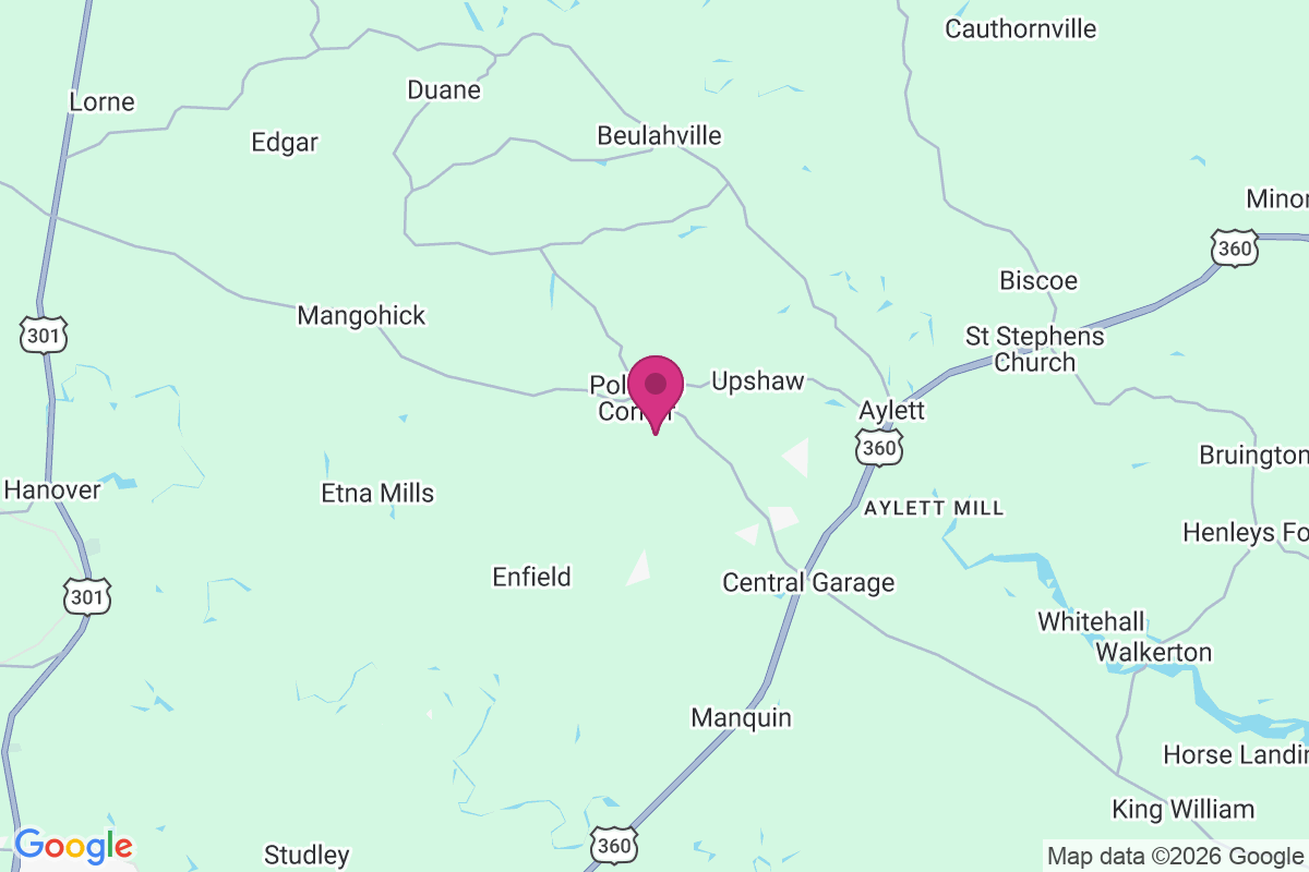 Carte de Pollards Corner