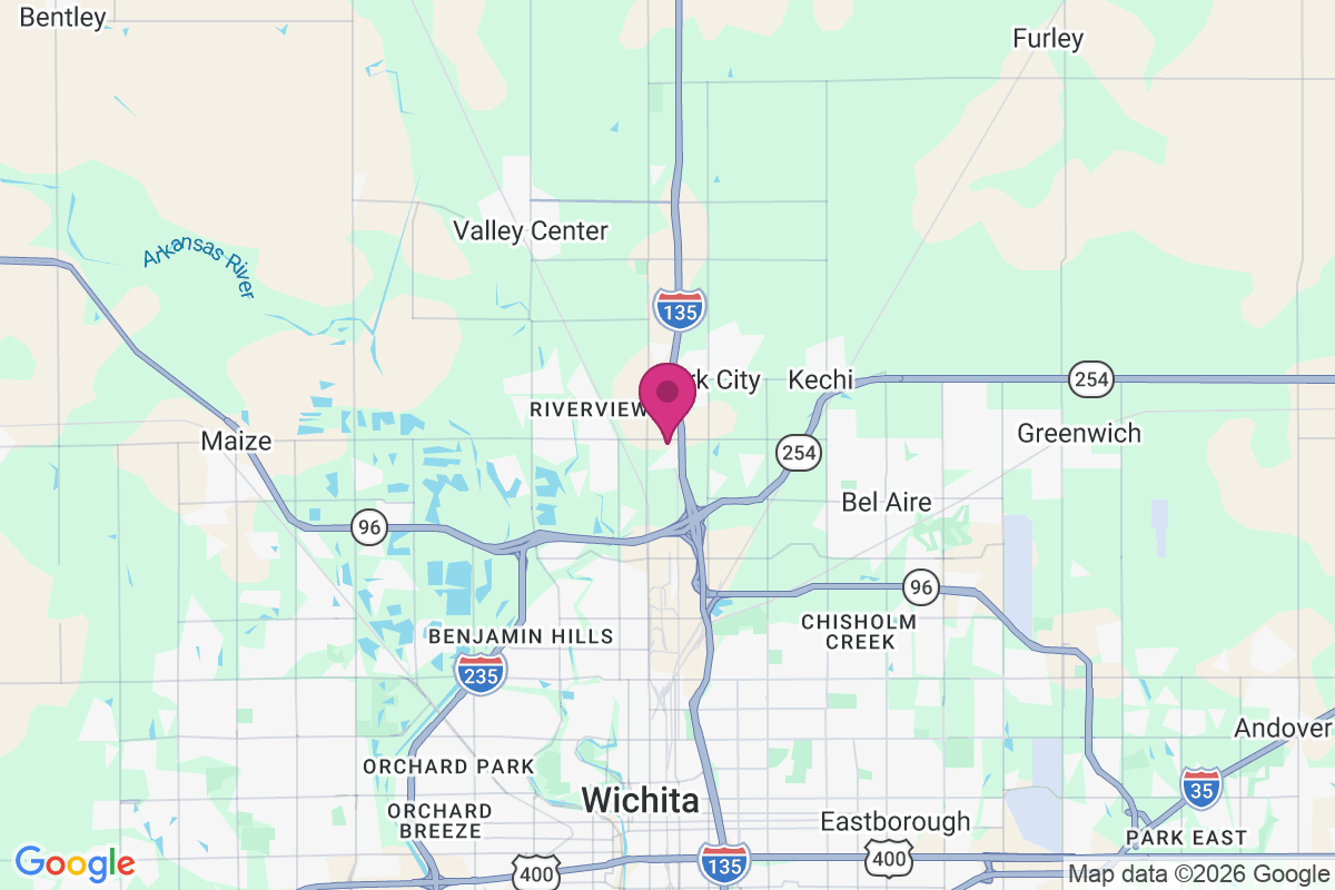 Carte de Wichita Heights