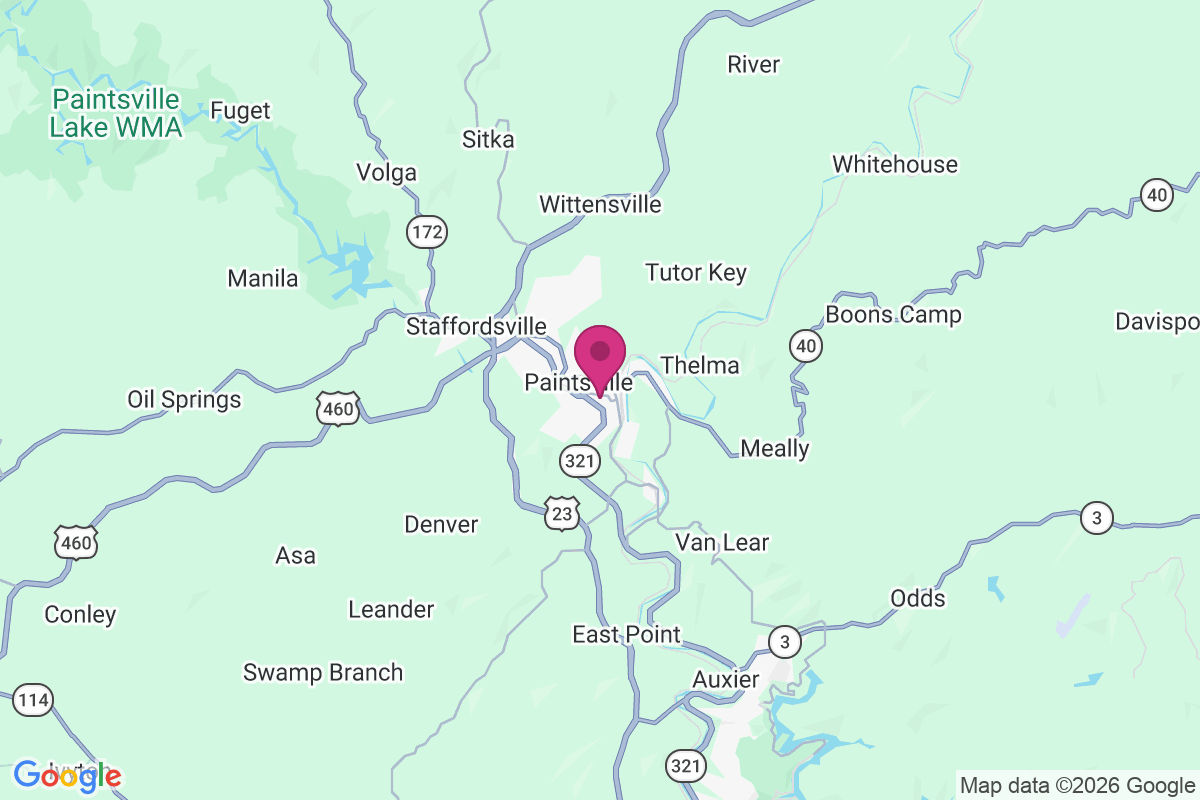 Carte de Paintsville