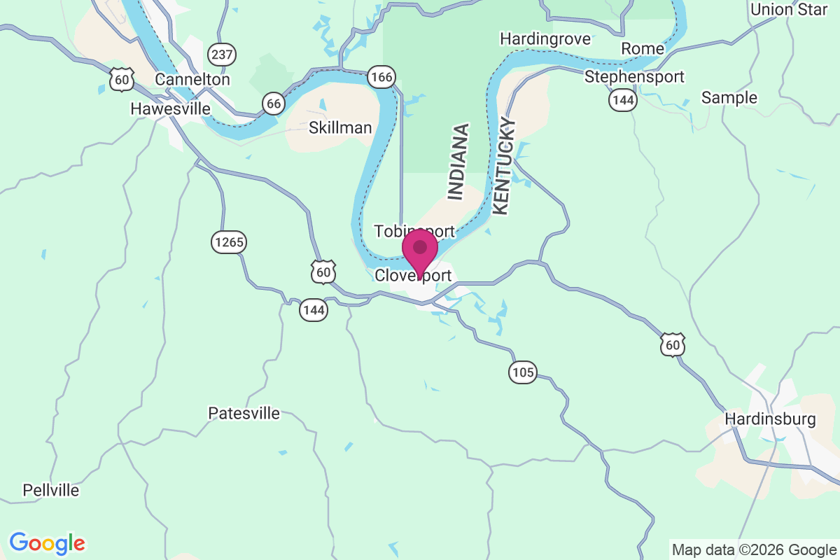 Carte de Cloverport