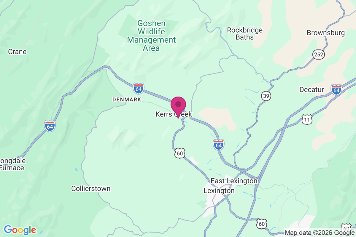 Carte de Kerrs Creek