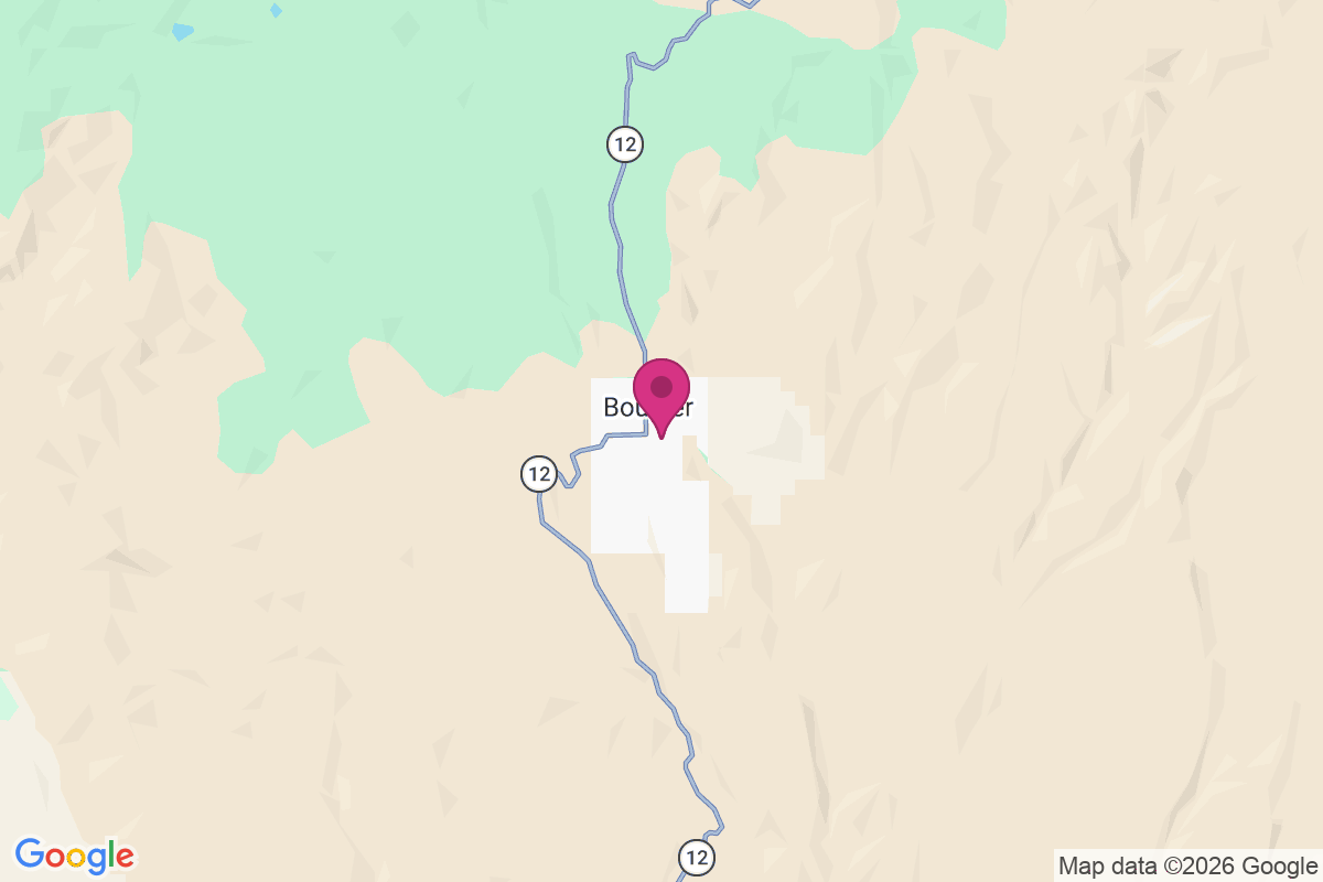 Carte de Boulder Town