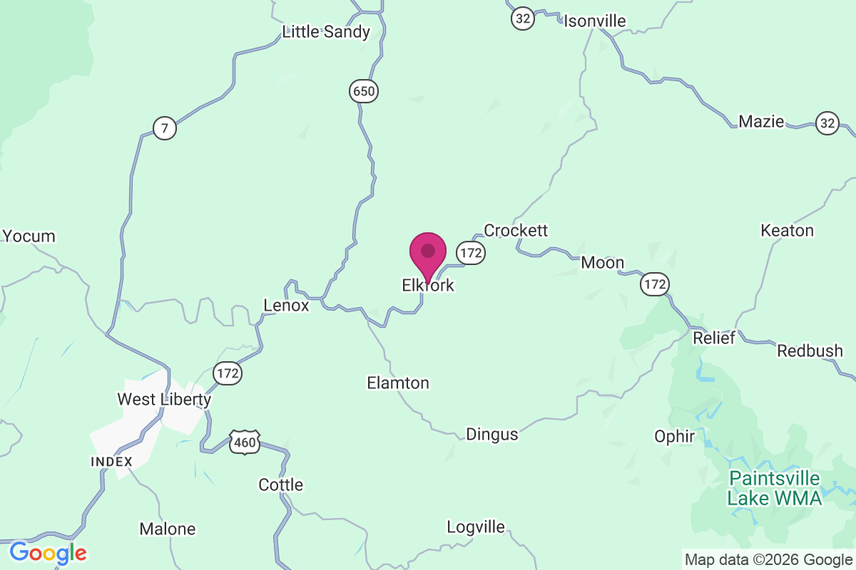 Carte de Elk Fork