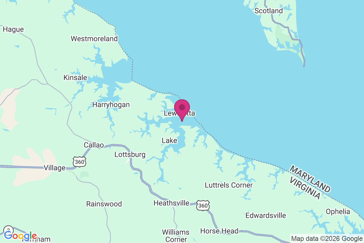 Carte de Lewisetta