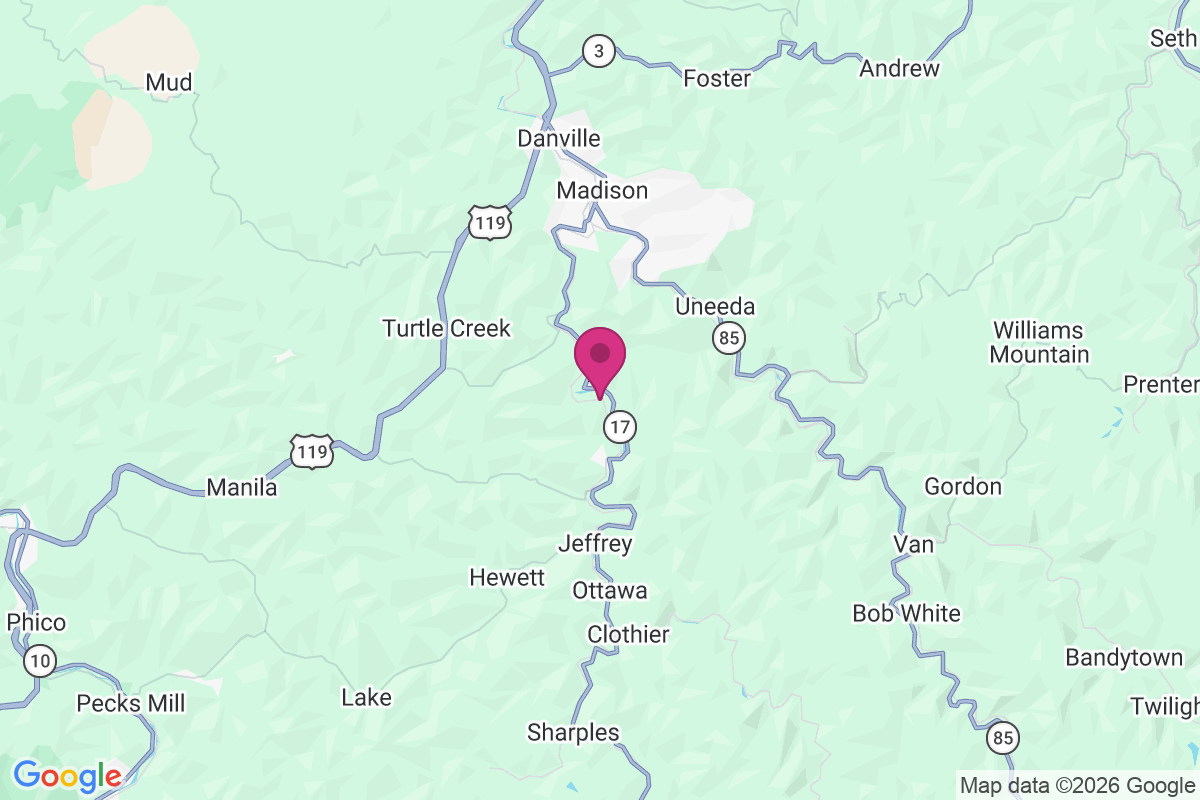 Carte de Powell Creek