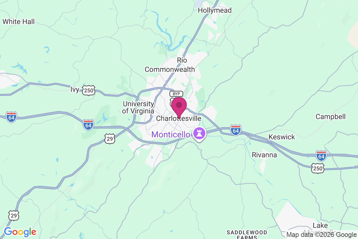 Carte de Charlottesville
