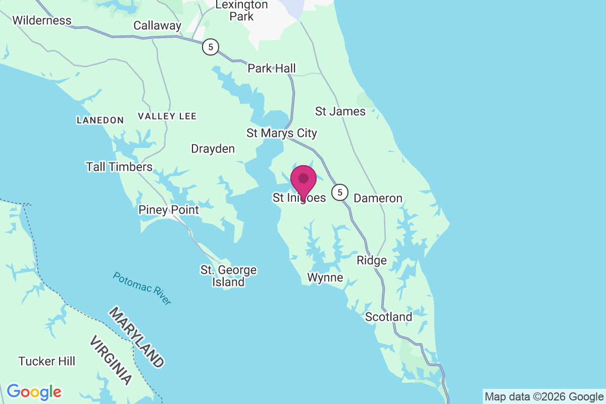 Carte de Saint Inigoes Shores