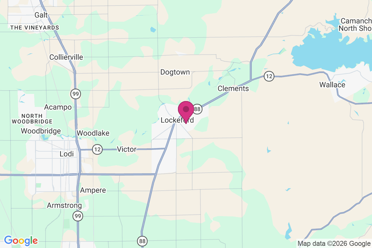 Carte de Lockeford