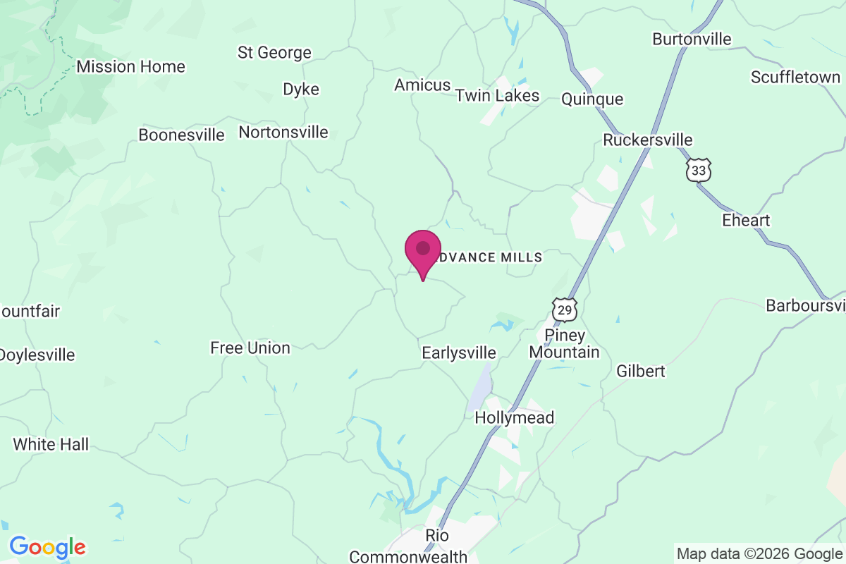 Carte de Frays Mountain Estates