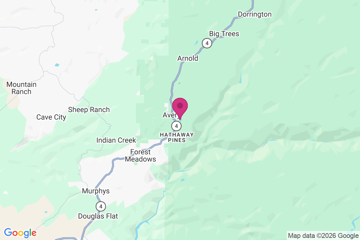 Carte de Ebbetts Pass Highlands