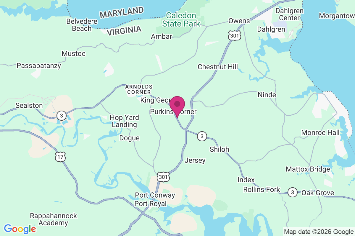 Carte de Purkins Corner