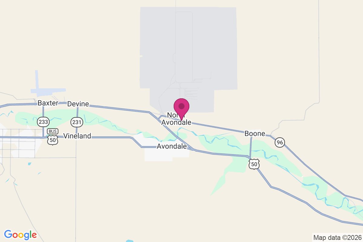 Carte de North Avondale
