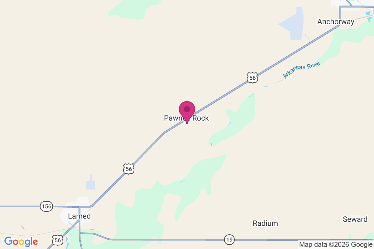 Carte de Pawnee Rock