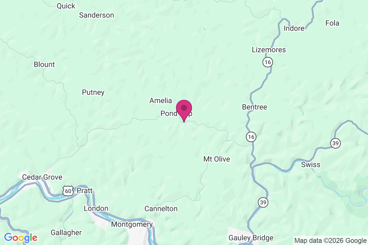 Carte de Pond Gap