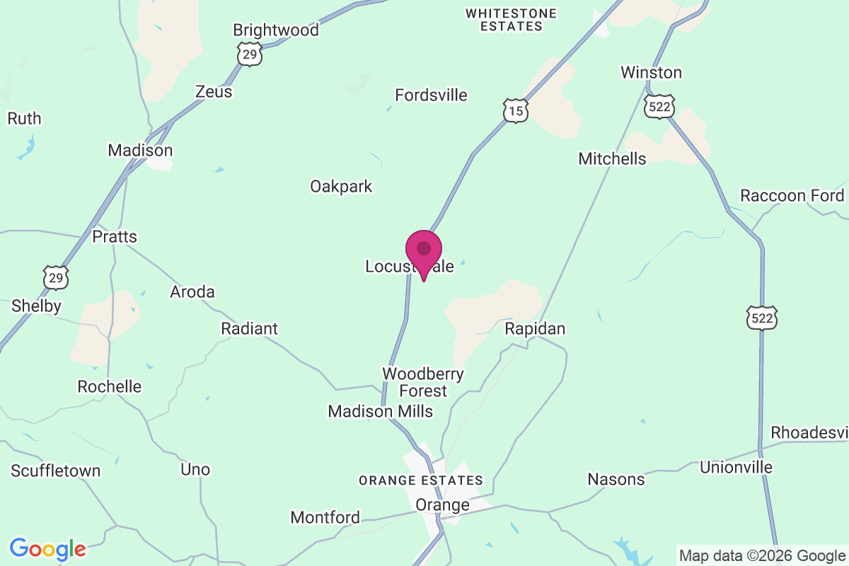 Carte de Locust Dale