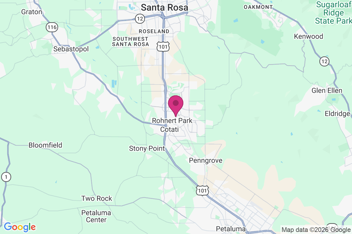 Carte de Rohnert Park