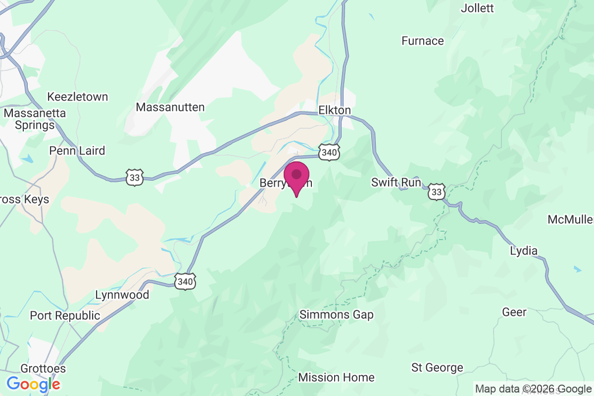 Carte de Berrytown