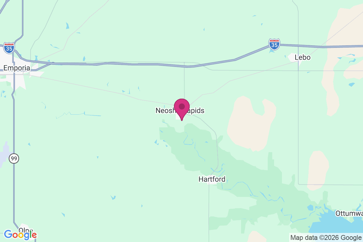 Carte de Neosho Rapids