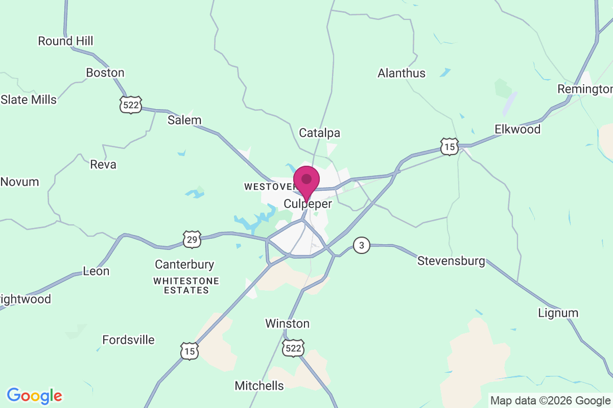 Carte de Culpeper