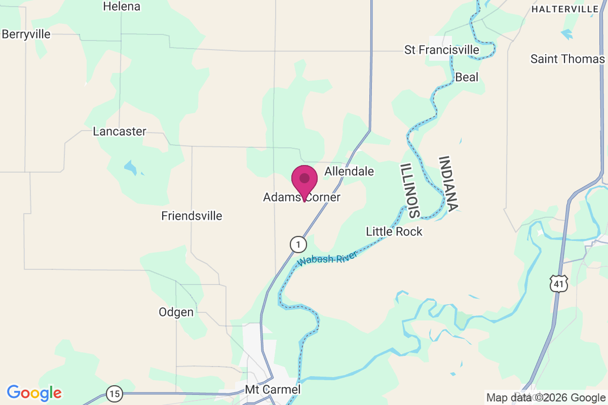 Carte de Adams Corner
