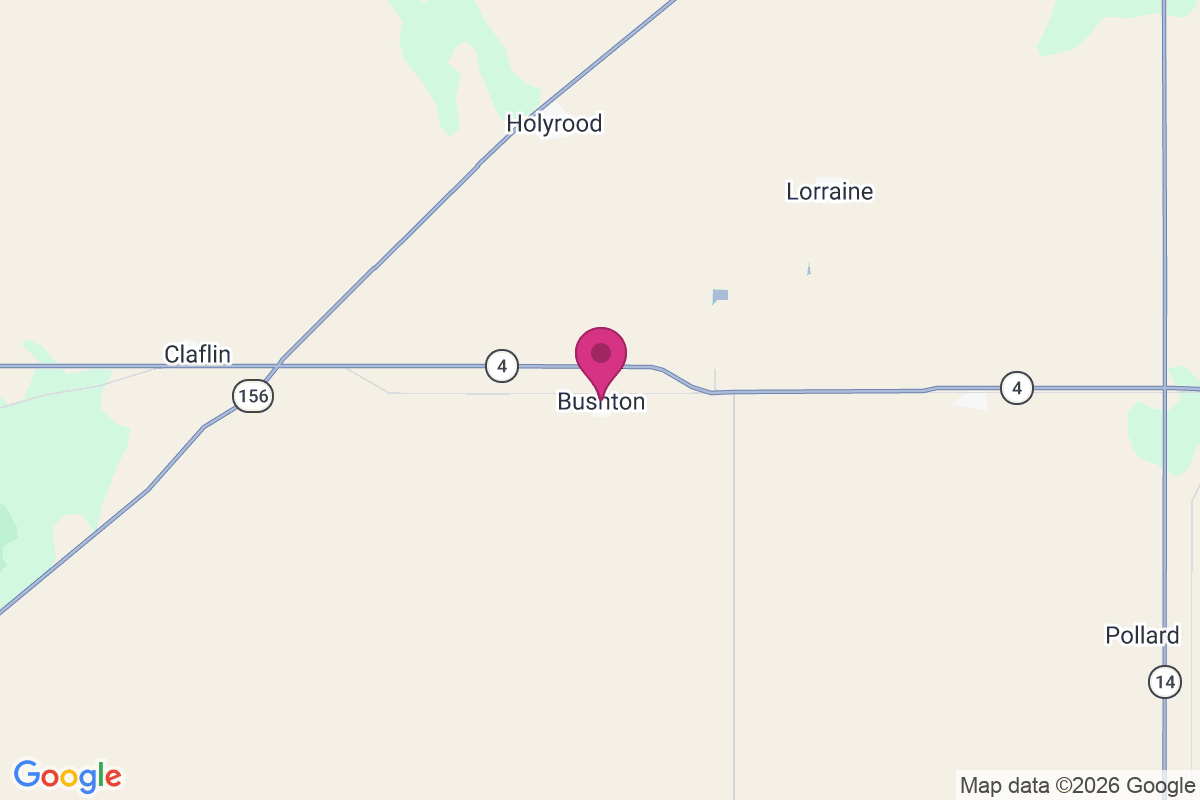 Carte de Bushton