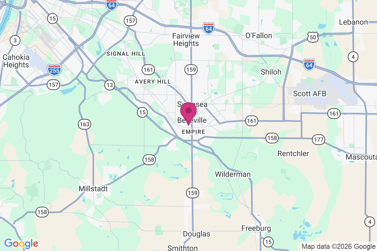 Carte de Scott Air Force Base