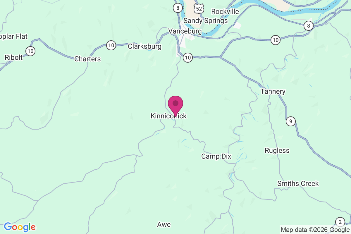 Carte de Kinniconick