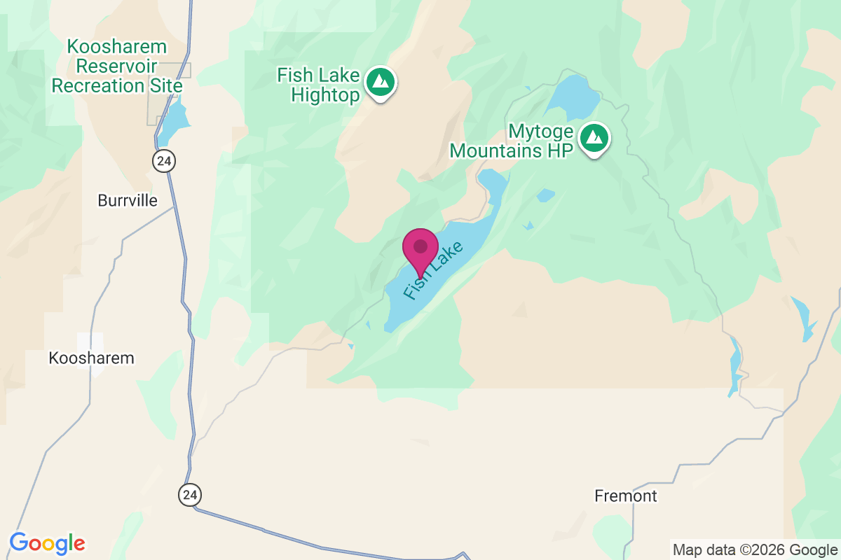Carte de Fishlake Resort