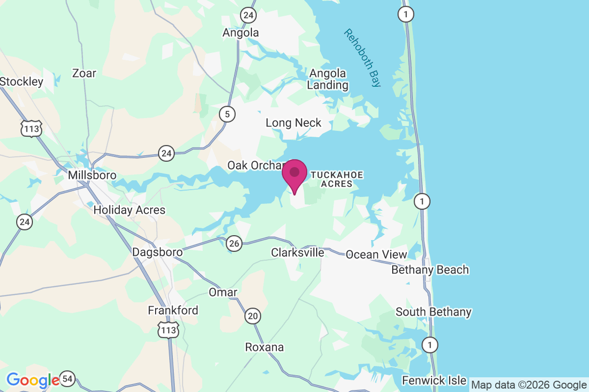 Carte de Blackwater Beach