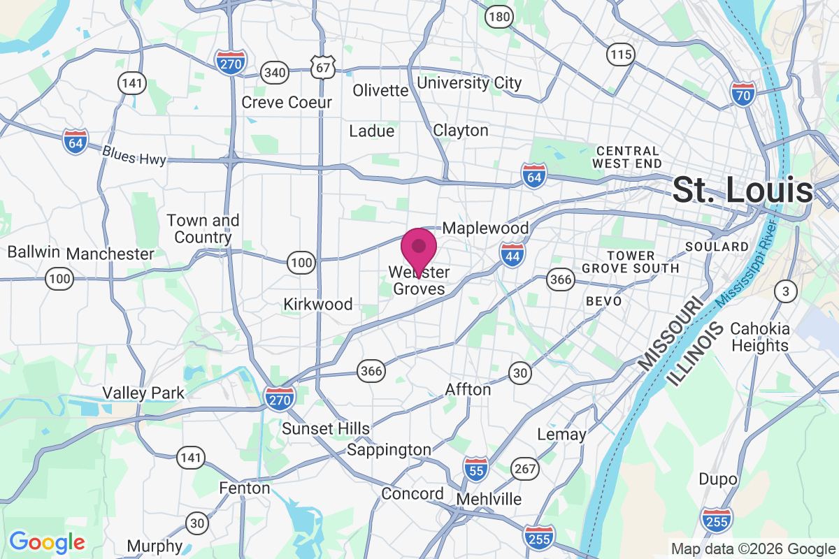 Carte de Webster Groves
