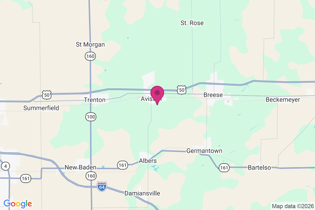 Carte de Aviston