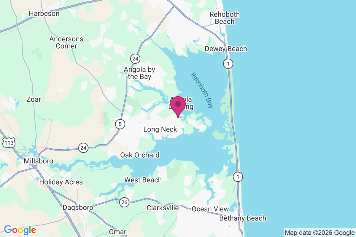 Carte de Rehoboth Shores Mobile Home Park