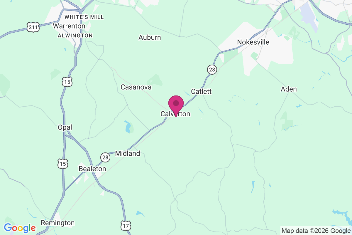 Carte de Calverton