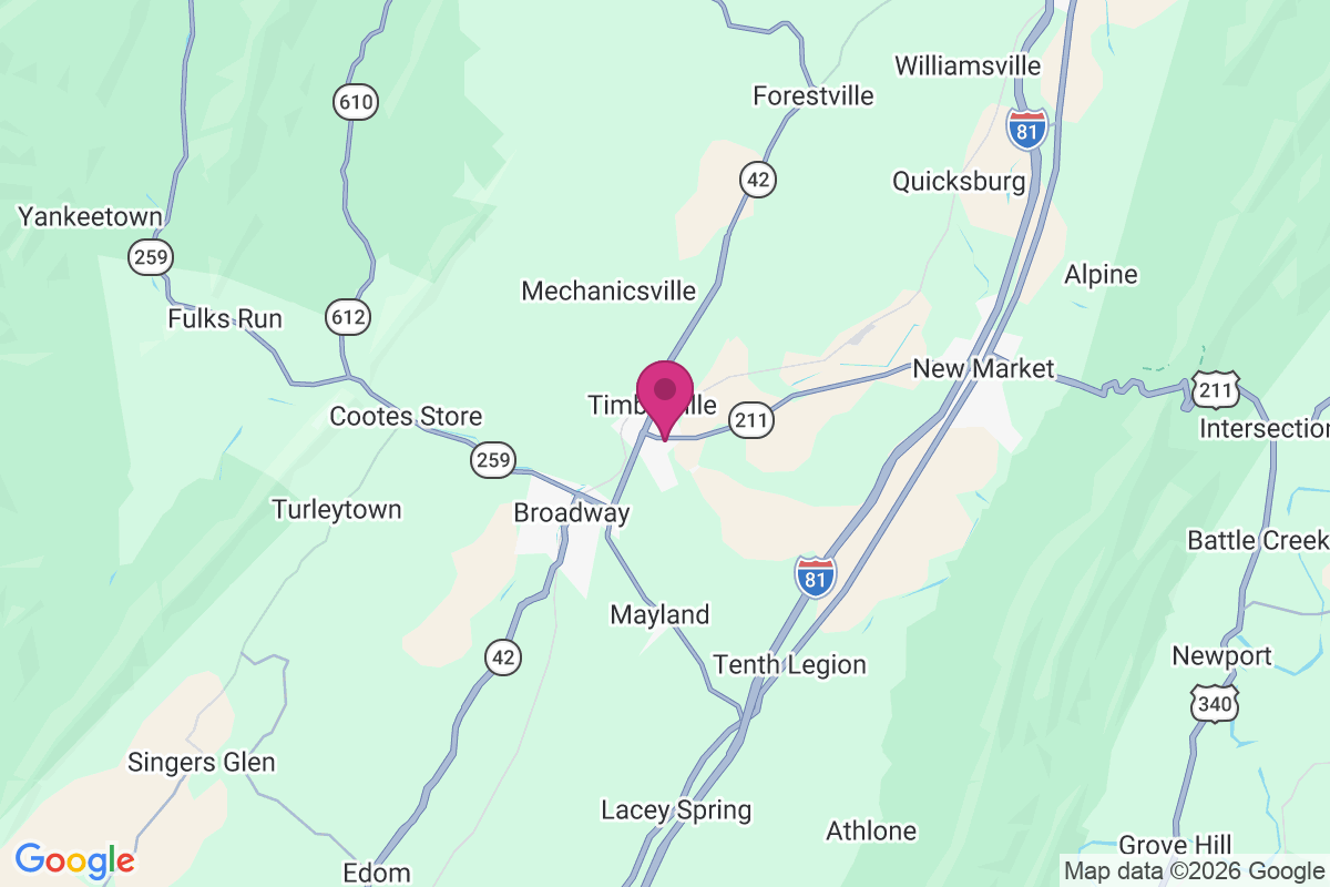Carte de Timberville