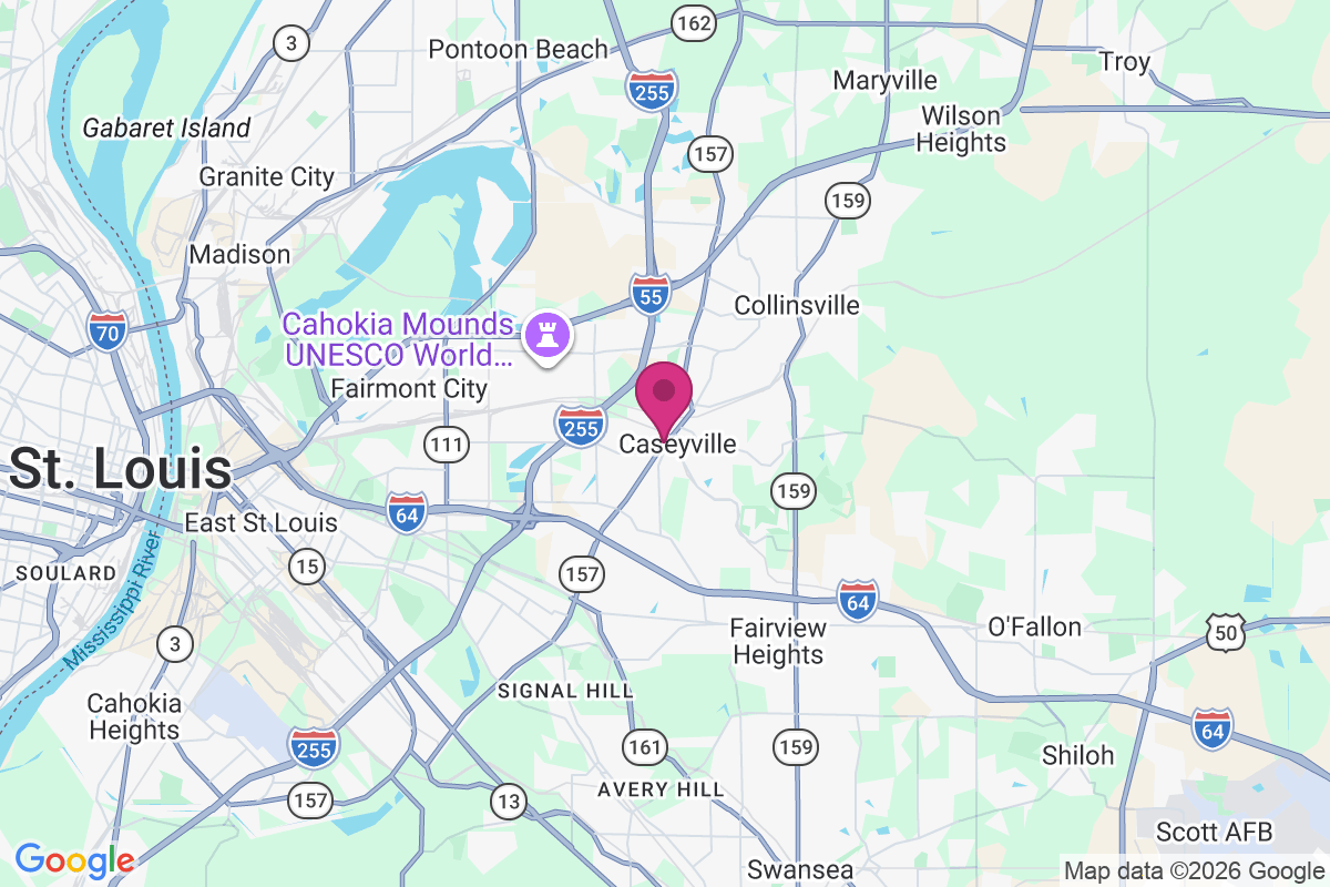 Carte de Caseyville
