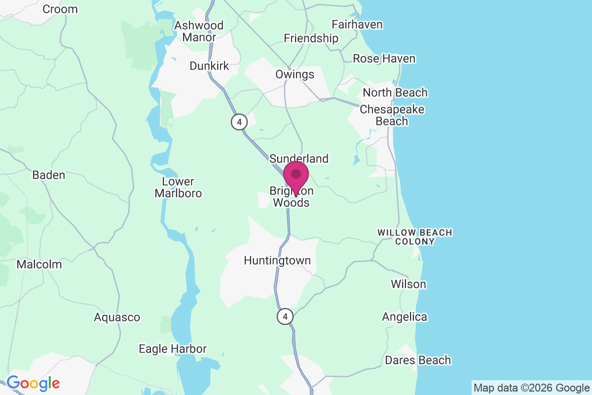 Carte de Brighton Woods