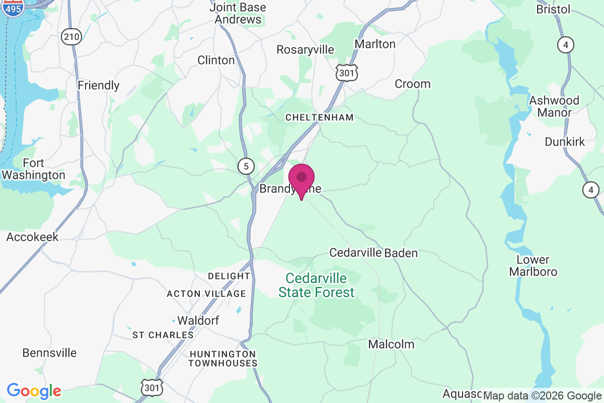 Carte de Brandywine Forest
