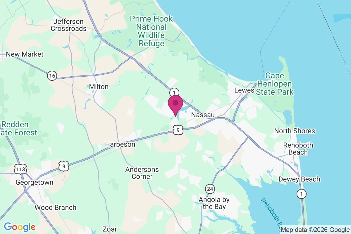 Carte de Overbrook Shores