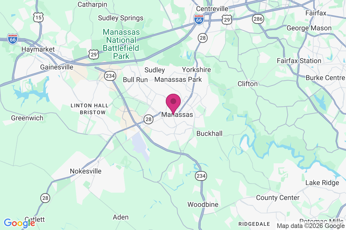 Carte de Manassas