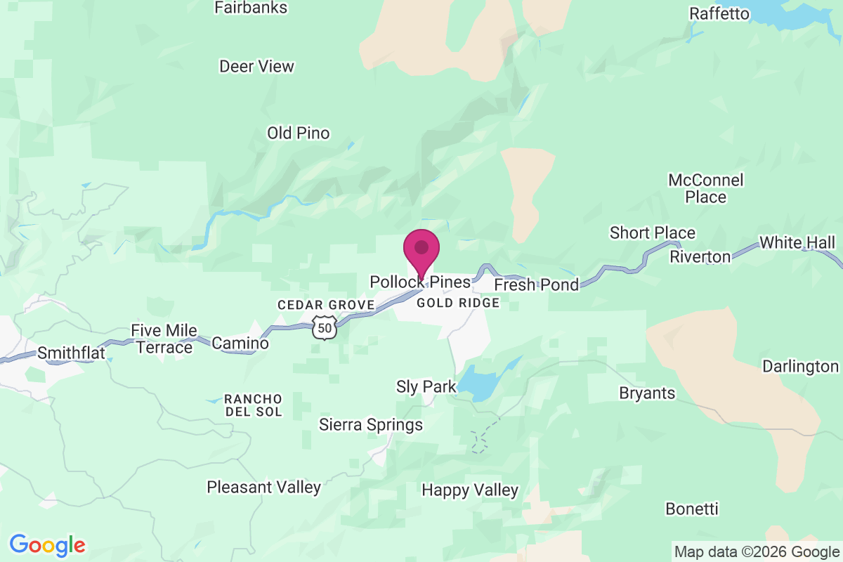 Carte de Pollock Pines