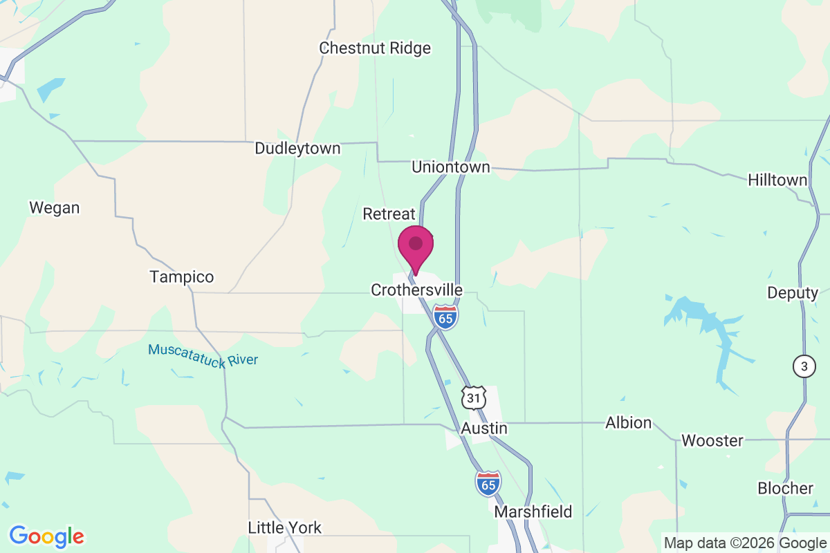 Carte de Crothersville