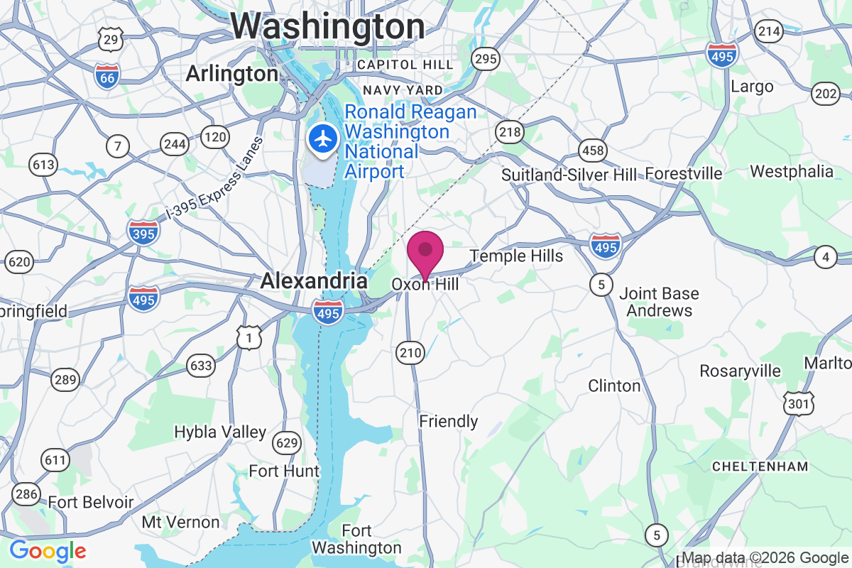 Carte de Oxon Hill