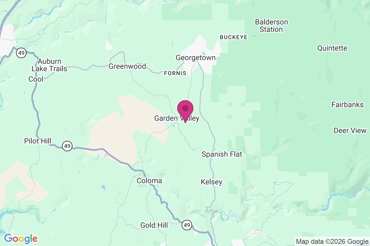 Carte de Garden Valley