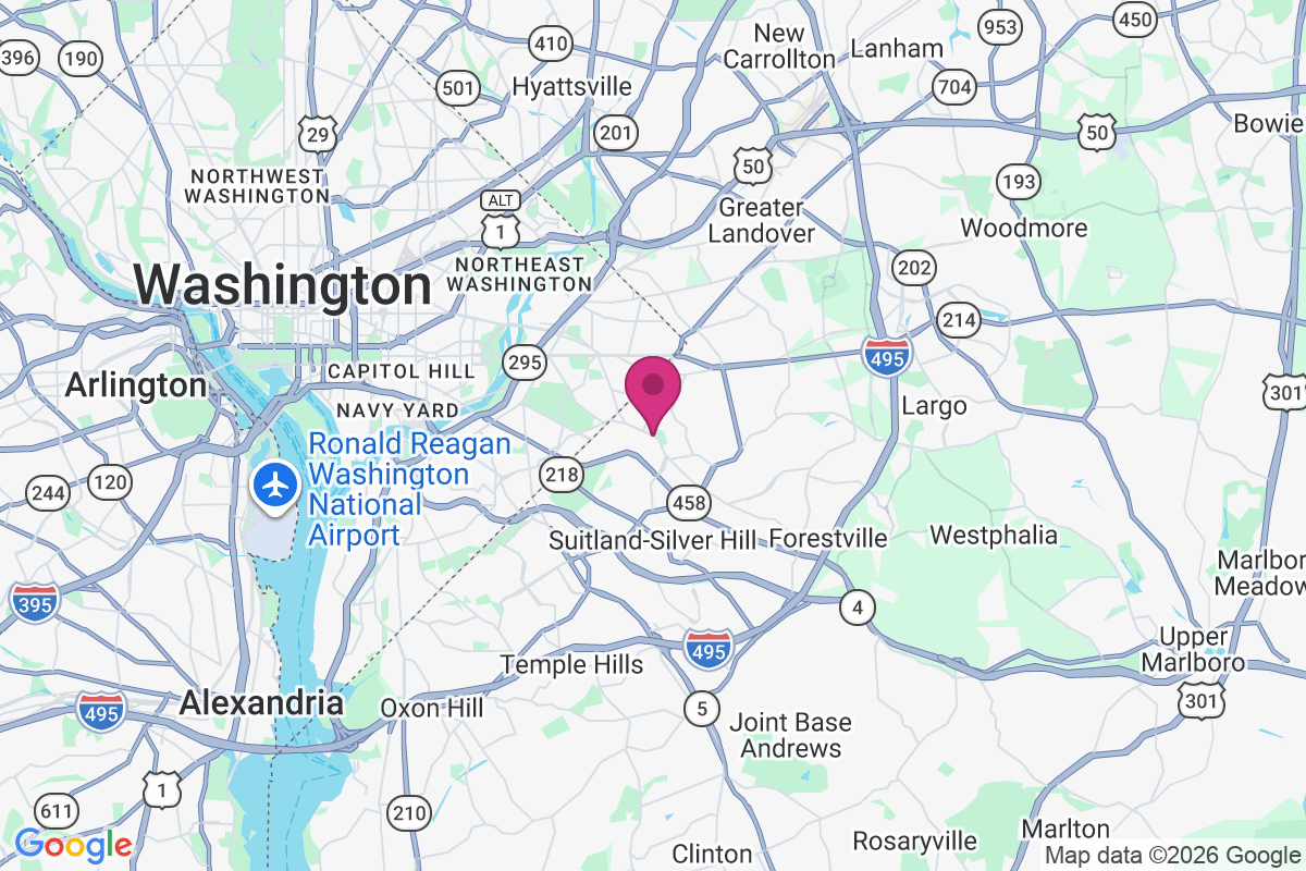 Carte de Greater Capitol Heights