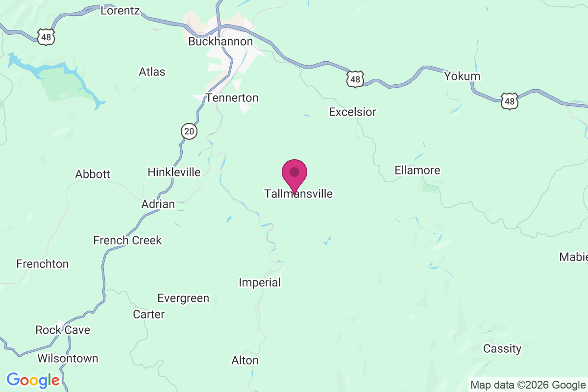 Carte de Tallmansville