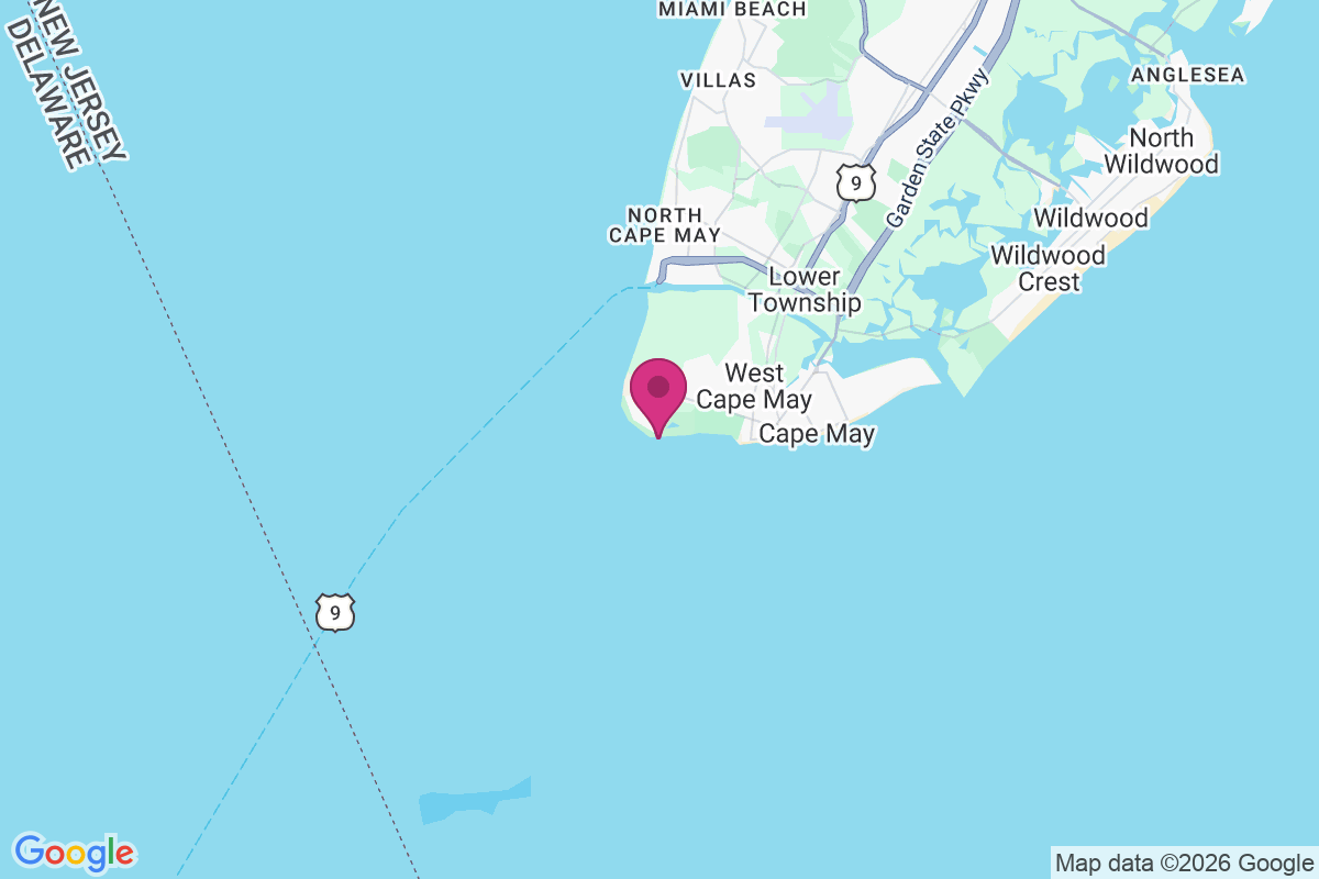 Carte de Cape May Point