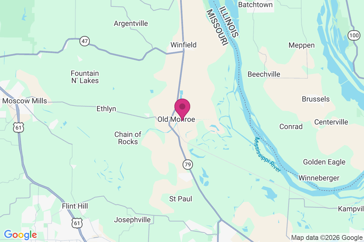 Carte de Old Monroe